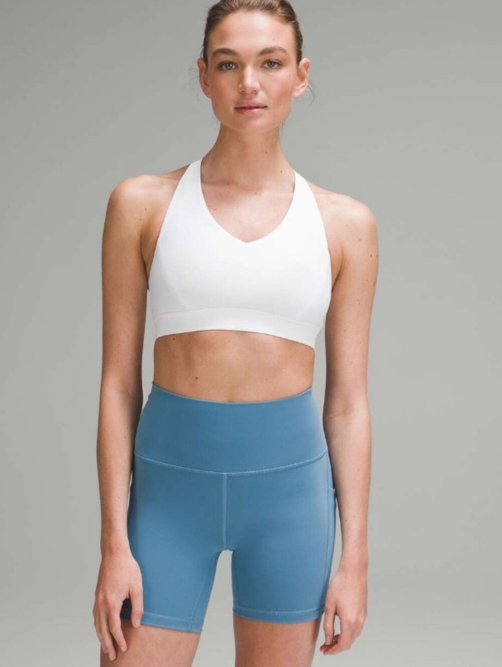 lululemon athletica Envital Bra - White (Medium Support B/C Cup)
